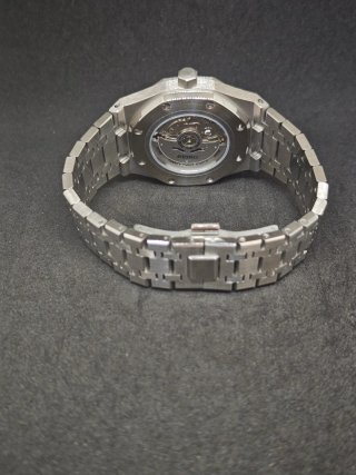 Seiko Mod Royal Oak Blanco White