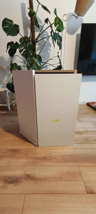 NUEVO Mueble blanco INKO esquinero con puerta