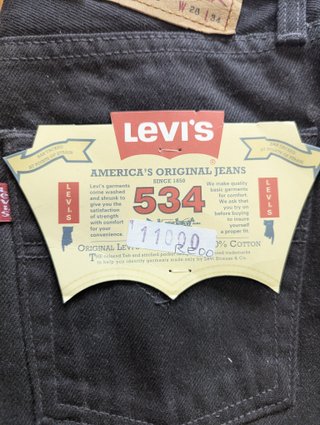 Pantalón Levis 534 Negro Talla W28 #46