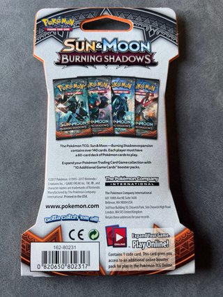 Pokémon TCG Sun & Moon Booster Pack