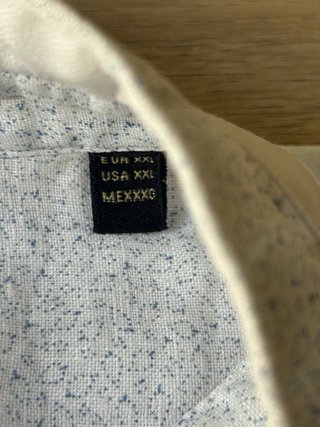 Camisa Massimo Dutti Beige Talla XXL