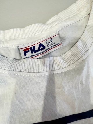 T-shirt Fila bianca logo taglia 50