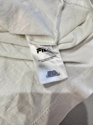 T-shirt Fila bianca logo taglia 50