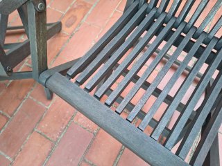 4 Sillas de jardín de madera (preu negociable)