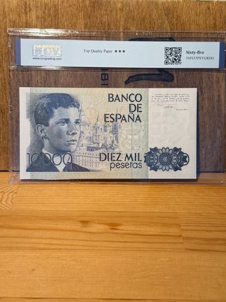 Billete 10.000 pesetas España 1985 NCV 65