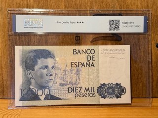 Billete 10.000 pesetas España 1985 NCV 65