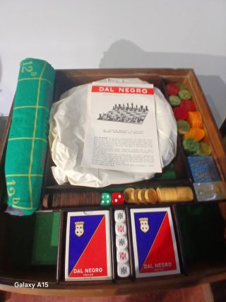 Set Lusso Giochi Tavolo Vintage