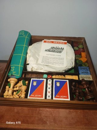 Set Lusso Giochi Tavolo Vintage