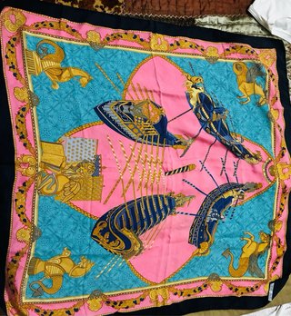 Pañuelo Hermès 90x90 Les Bissone de Venise
