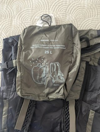 Mochila impermeable Forclaz 25L montaña