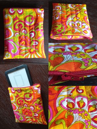 Funda artesanal para libro electrónico