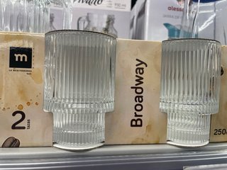 Set 2 Vasos Broadway Vidrio