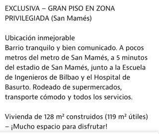 Oportunidad piso en amezola!