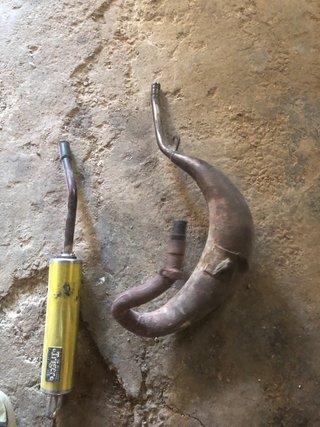 Tubo de escape Triger 50/70cc beta rrt