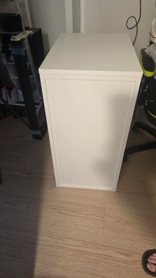 Mueble cajonera blanco