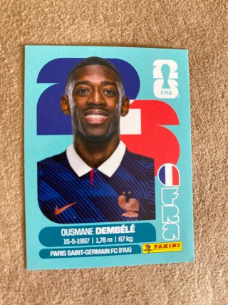 Cromos Ousmane Dembélé Panini FIFA  2026