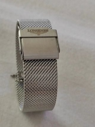 Cinturino Longines in maglia milanese