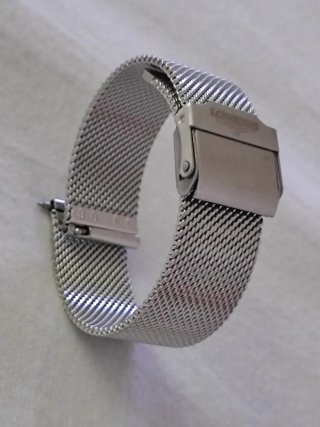 Cinturino Longines in maglia milanese
