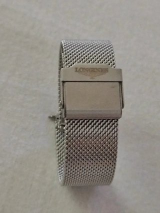 Cinturino Longines in maglia milanese