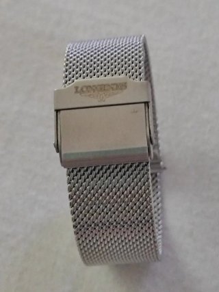 Cinturino Longines in maglia milanese