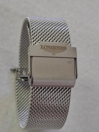 Cinturino Longines in maglia milanese