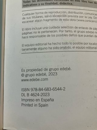 Libro de secundaria Matemáticas Edebe