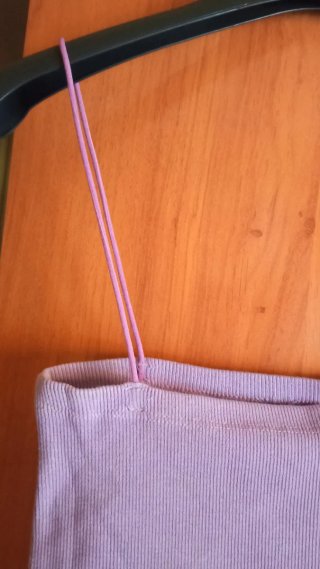 Top lila tirantes talla S