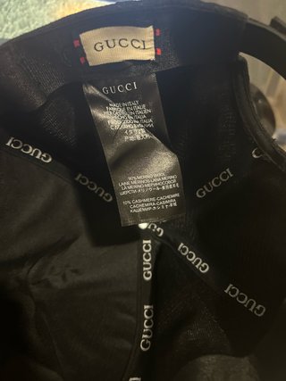 Berretto Gucci GG Nero