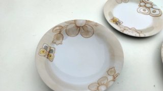 3 Piatti Thun Porcellana Originale 21-27cm