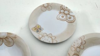 3 Piatti Thun Porcellana Originale 21-27cm