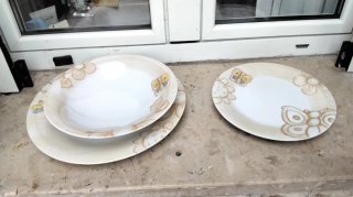 3 Piatti Thun Porcellana Originale 21-27cm