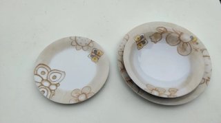 3 Piatti Thun Porcellana Originale 21-27cm