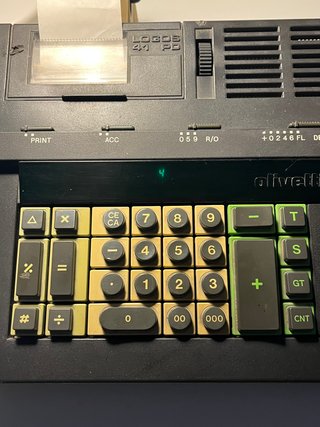 Calculadora Olivetti Logos 41 PD Vintage