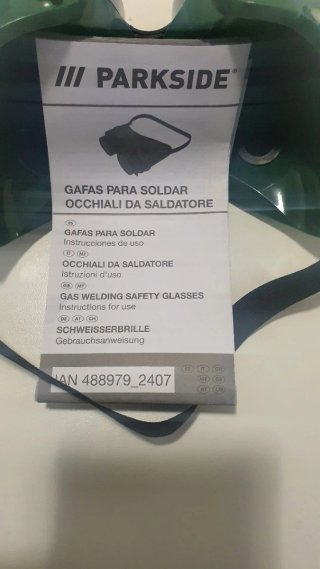 Gafas soldar Parkside plegables