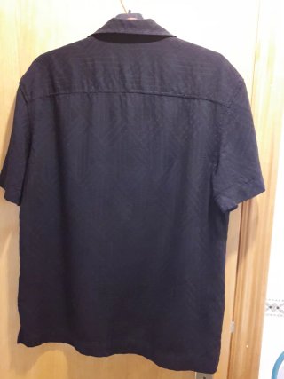Camisa Zara negra calada