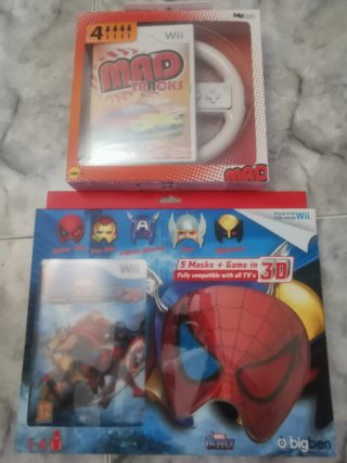 Pacchetto Wii: Map Tracks + Marvel Heroes 3D