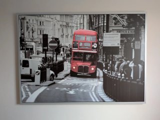 Cuadro Ikea Londres Autobús Rojo