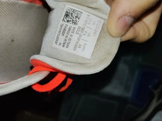 Zapatillas running Asics Naranja y Blanco