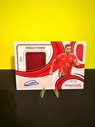 Cromo Ferran Torres 19/49 Immaculate