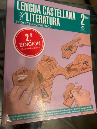 Libro Lengua Castellana y Literatura 2º Bachillera