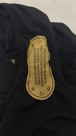 Bañador mujer YON YI negro y beige