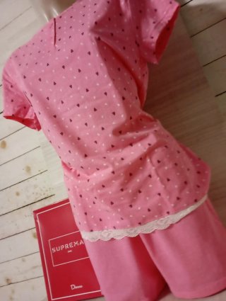 Pigiama Donna Cuoricini Rosa