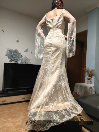 Vestido de Novia Encaje.