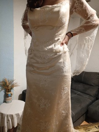 Vestido de Novia Encaje.