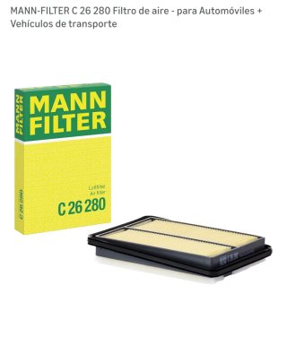 Lote cambio de aceite y filtros motor gasolina.