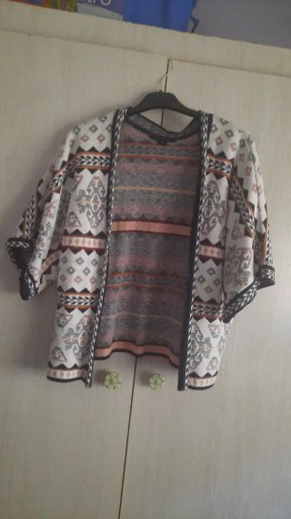 Sobrecamisa estampada manga corta