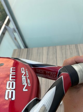 Pala Pádel Wilson Reflex 38mm Nano Carbon