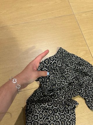 Pantalón fino estampado