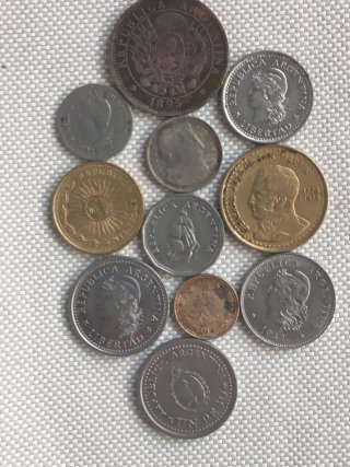 11 Monedas Antiguas Argentinas