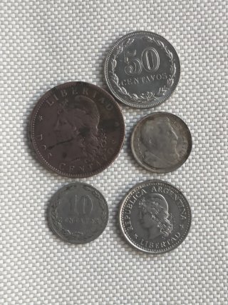 11 Monedas Antiguas Argentinas